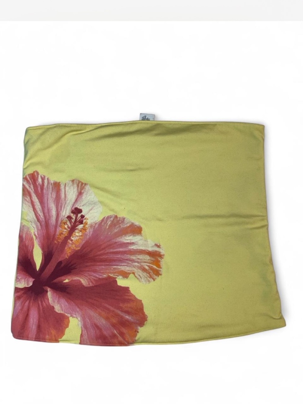 Tube top with Pink Floral Detail